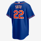 Juan Soto New York Mets Men's Nike MLB Replica Jersey