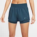 Nike Dri-FIT One Women's Mid-rise 8cm (approx.) 2-in-1 Shorts