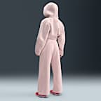 나이키 스포츠웨어 클럽 플리스 여성 미드라이즈 와이드 레그 코지 팬츠