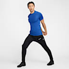 Kortærmet Nike Academy Dri-FIT-fodboldtrøje til mænd