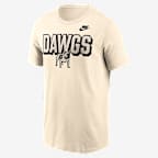Georgia Team Bold Men's Nike College T-Shirt - Natural