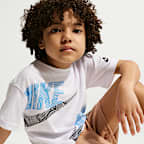 Nike Sportswear In The Zone Little Kids' Relaxed Jersey 2-Piece Set