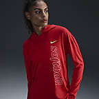 Nike Women's Dri-FIT Long-Sleeve Softball Hoodie