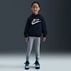 Sudadera con gorro sin cierre para niños talla pequeña Nike Wild Warmth