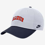 Illinois Nike College Campus Cap - White