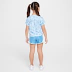 Conjunto de 2 piezas Tempo en colores contrastantes para niños talla pequeña Nike Flow-Ral