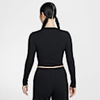 Nike Sportswear Chill Knit Women's Slim Long-Sleeve Cropped Top