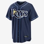 Junior Caminero Tampa Bay Rays Men's Nike MLB Replica Jersey