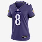 Lamar Jackson Baltimore Ravens Women's Nike NFL Game Jersey - Purple