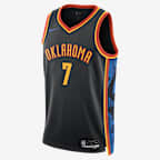 Chet Holmgren Oklahoma City Thunder 2024/25 City Edition Men's Nike Dri-FIT NBA Swingman Jersey - Black