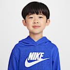 Sudadera con gorro sin cierre infantil Nike Sportswear Club French Terry