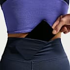 Cykelshorts Nike One med hög midja 20 cm för kvinnor