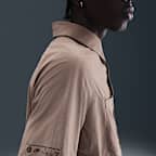 Nike Dri-FIT UV Kurzarm-Laufoberteil mit Knopfleiste (Herren)