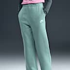 Pants de pierna ancha para niña Nike Sportswear Club Fleece