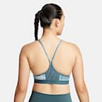Nike Indy Women's Light-Support Padded All-Over Print Sports Bra