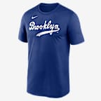 Playera Nike Dri-FIT de la MLB para hombre Jackie Robinson Brooklyn Dodgers Legend Home