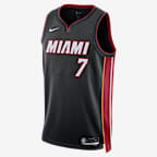 Jersey Nike Dri-FIT de la NBA Swingman para hombre Miami Heat Icon Edition - Negro