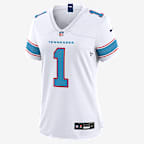 Cameron Ward Tennessee Titans Women's Nike NFL Game Jersey - White