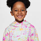 Sudadera con gorro sin cierre estampada para bebés Nike Flow-Ral