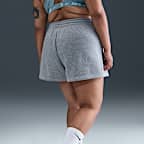 Shorts de tiro medio de 10 cm para mujer (talla grande) Nike Sportswear Phoenix Fleece