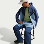 Pantalones con dobladillo abierto para niños talla grande Nike Sportswear Tech Fleece