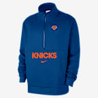 New York Knicks Club Courtside Men's Nike NBA 1/2-Zip Top