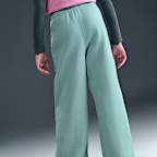 Pants de pierna ancha para niña Nike Sportswear Club Fleece