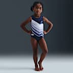 Nike Gymnastics Liberty Lights Leotard - Navy