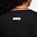 Sudadera oversized cropped de cuello redondo de tejido Fleece para mujer Nike Sportswear Phoenix
