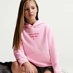 Sudadera con gorro sin cierre de vóleibol para niños talla grande Nike