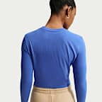 Nike Sportswear Chill Knit Women's Slim Long-Sleeve Cropped Top