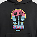 LeBron Standard Issue 'Miami Twice' Men's Therma-FIT Basketball Pullover Hoodie