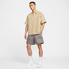 나이키 라이프 남성 라인드 리넨 쇼츠