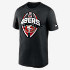 San Francisco 49ers Legend Icon Men’s Nike Dri-FIT NFL T-Shirt - Black