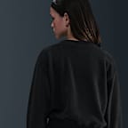 Cárdigan de manga larga de tejido Fleece para niña talla grande Nike Sportswear