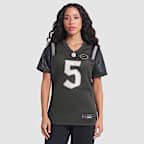 Garrett Wilson New York Jets Rivalries Collection Women’s Nike NFL Game Jersey - Green