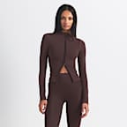 Chamarra de cierre completo para mujer NikeSKIMS Vintage Seamless