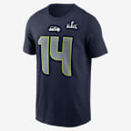 Sam Darnold Seattle Seahawks Super Bowl LX Men's Nike NFL T-Shirt - Navy