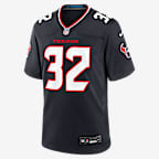Jersey Nike de la NFL Game para hombre David Montgomery Houston Texans - Azul marino