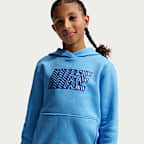 Sudadera con gorro para niños talla grande Nike Sportswear Club Fleece
