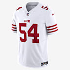Jersey de fútbol americano Nike Dri-FIT de la NFL Limited para hombre Fred Warner San Francisco 49ers - Blanco