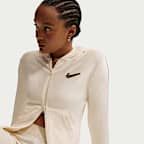 Nike Sportswear Langarm-Oberteil mit Kapuze und durchgehendem Reißverschluss (Damen)