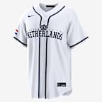Ceddanne Rafaela Netherlands National Baseball Team 2026 World Baseball Classic Men's Nike Stadium Jersey - White