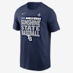 Tampa Bay Rays 2026 World Series Participant Men's Nike MLB T-Shirt - Navy