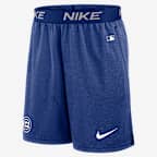 Shorts de la MLB Nike Dri-FIT para hombre Chicago Cubs Authentic Collection Practice - Royal