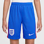 England 2025/26 Stadium Home Older Kids' Nike Dri-FIT Football Replica Shorts