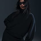 Nike 24.7 ImpossiblySoft Women's Dri-FIT Oversized 1/2-Zip Top