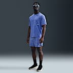 เสื้อเทรนนิ่งแขนสั้นผู้ชาย Dri-FIT Nike Gym Heritage