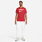 Liverpool F.C. Swoosh Men's Nike Football T-Shirt