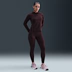 Damska dopasowana koszulka z długim rękawem i kapturem Dri-FIT Nike Universa